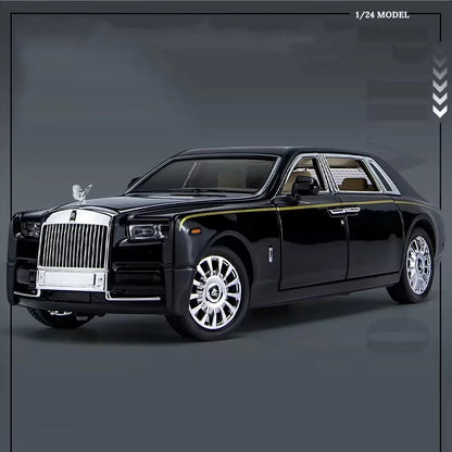 1:24 Rolls-Royce Phantom Modified Diecast Model - Black