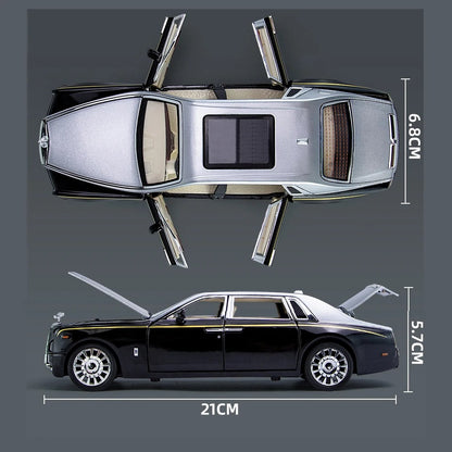1:24 Rolls-Royce Phantom Modified Diecast Model - details