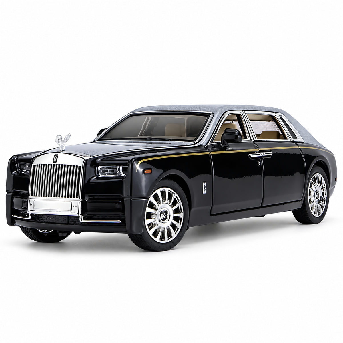 1:24 Rolls-Royce Phantom Modified Diecast Model on white background