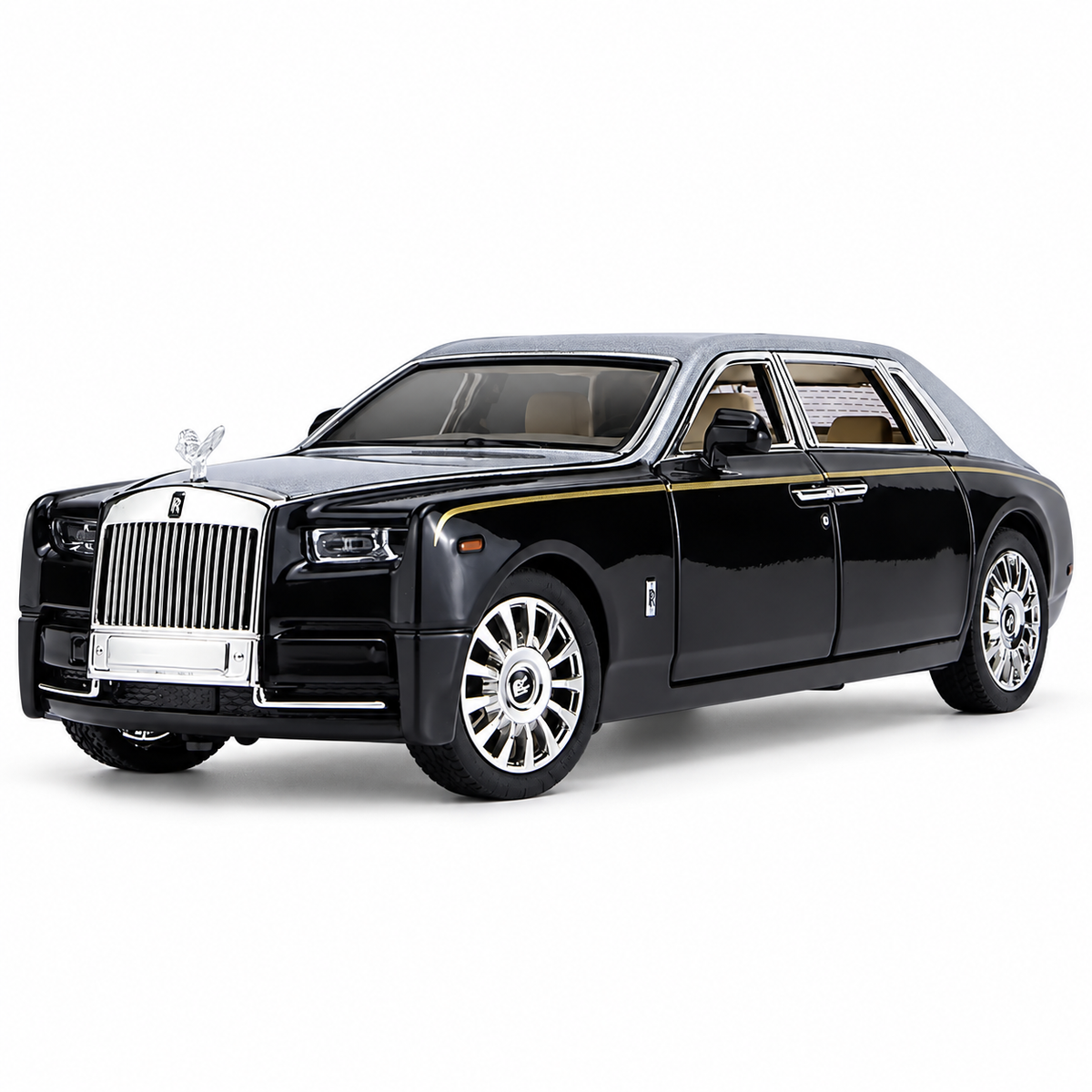 1:24 Rolls-Royce Phantom Modified Diecast Model on white background
