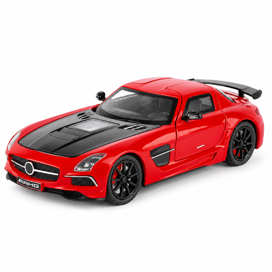 1:24 Mercedes-Benz SLS AMG Modified Diecast Model on white background