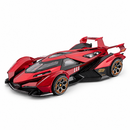 1:24 Lamborghini V12 Vision GT Diecast Model on white background