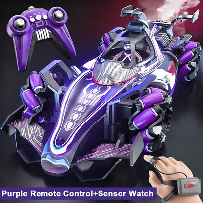 Gesture - Control RC Drift Car w/ Sensor Watch, Spray Mist, 2.4GHz - FunCarScale