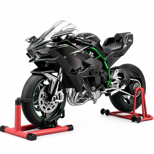 Kawasaki H2R 1:6 Diecast Motorcycle Model with Mist Spray, Sound & Lights on white background
