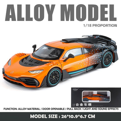 1:18 Mercedes-AMG ONE Diecast Model Car image 10