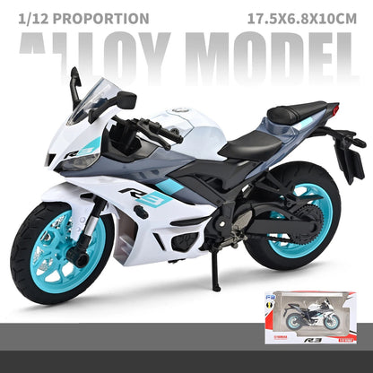 1:12 Yamaha YZF-R3  Diecast Alloy Motorcycle (Light & Sound)