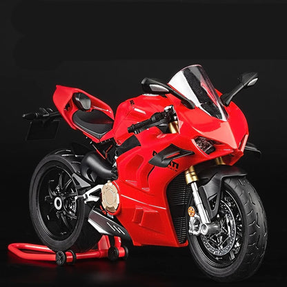 1/9 Ducati Panigale V4S Alloy Diecast Motorcycle Model with Light
