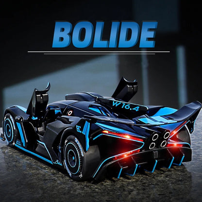 1:24 Bugatti Bolide Diecast Model Car with Sound & Lights image 1