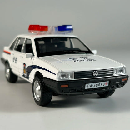 1:32 Volkswagen Santana Police Diecast Model Car image 2