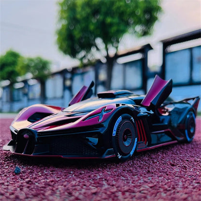 1:24 Bugatti Bolide Diecast Model Car with Sound & Lights image 2