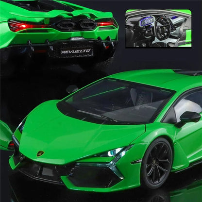 1/18 Lamborghini Revuelto (2025) Diecast Car w/ Sound & Light