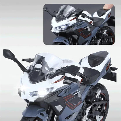1:12 Kawasaki Ninja 400 Alloy Model with Sound & Light
