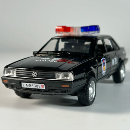 1:32 Volkswagen Santana Police Diecast Model Car image 3