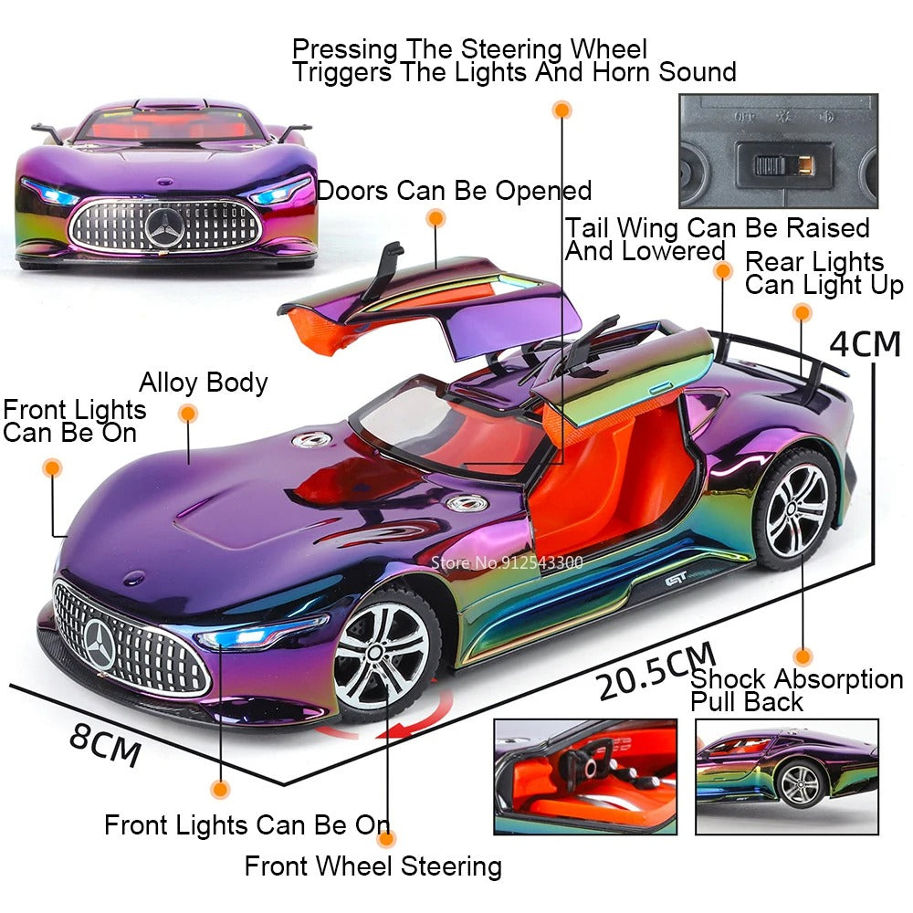 1:24 Mercedes-AMG Vision Gran Turismo diecast model - gallery view 3