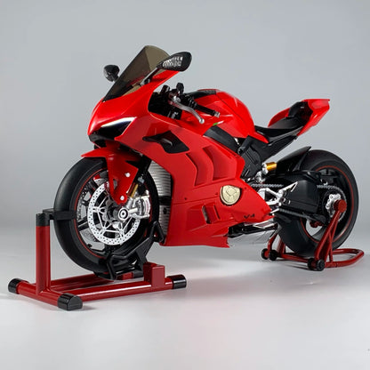 1:6 Ducati V4 Diecast Model Motorcycle – Alloy, Light & Sound, Smoke Effect