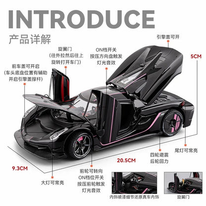 1:24 Koenigsegg Jesko Absolut Diecast Model Car image 3