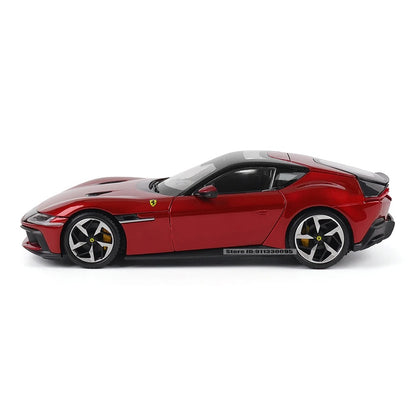 Bburago 1:24 Ferrari 12 Cilindri Diecast Model Car | 4-Door Opening Alloy Collectible | Red