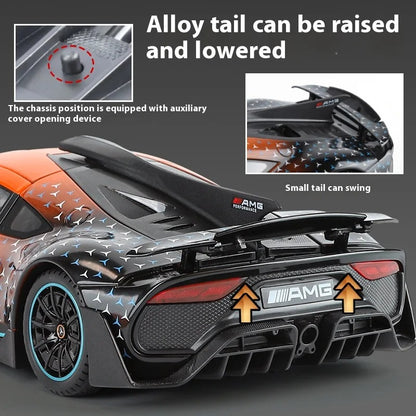 1:18 Mercedes-AMG ONE Diecast Model Car with Sound & Light