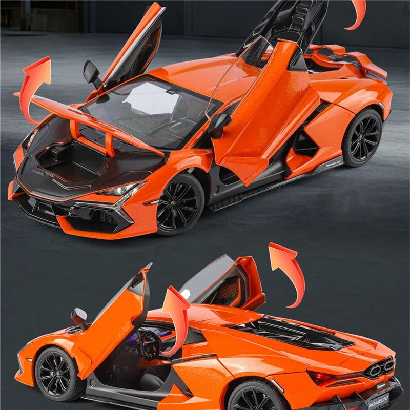 1/18 Lamborghini Revuelto (2025) Diecast Car w/ Sound & Light