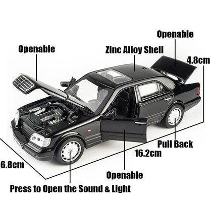 1:32 Mercedes-Benz S-Class W140 Diecast Model Car
