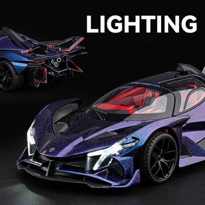 1:18 Apollo Project EVO Diecast Supercar Model – Premium Alloy Collectible Display Car