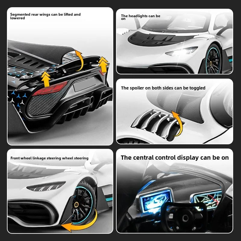 1:18 Mercedes-AMG ONE Diecast Model Car image 5