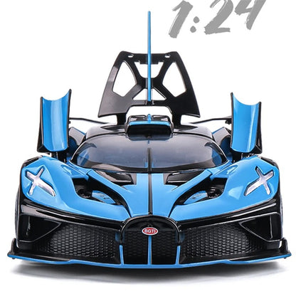1:24 Bugatti Bolide Diecast Model Car with Sound & Lights image 5