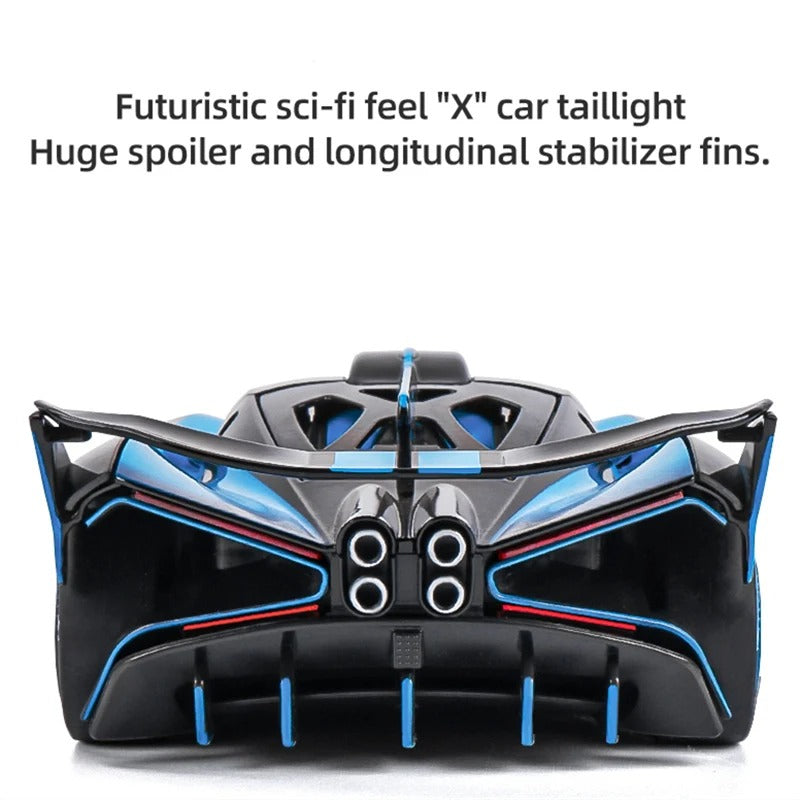 1:24 Bugatti Bolide Diecast Model Car with Sound & Lights image 6