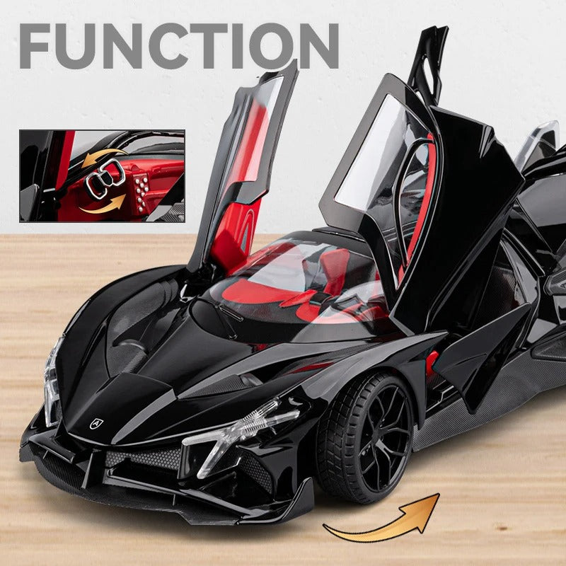 1:18 Apollo Project EVO Diecast Supercar Model – Premium Alloy Collectible Display Car