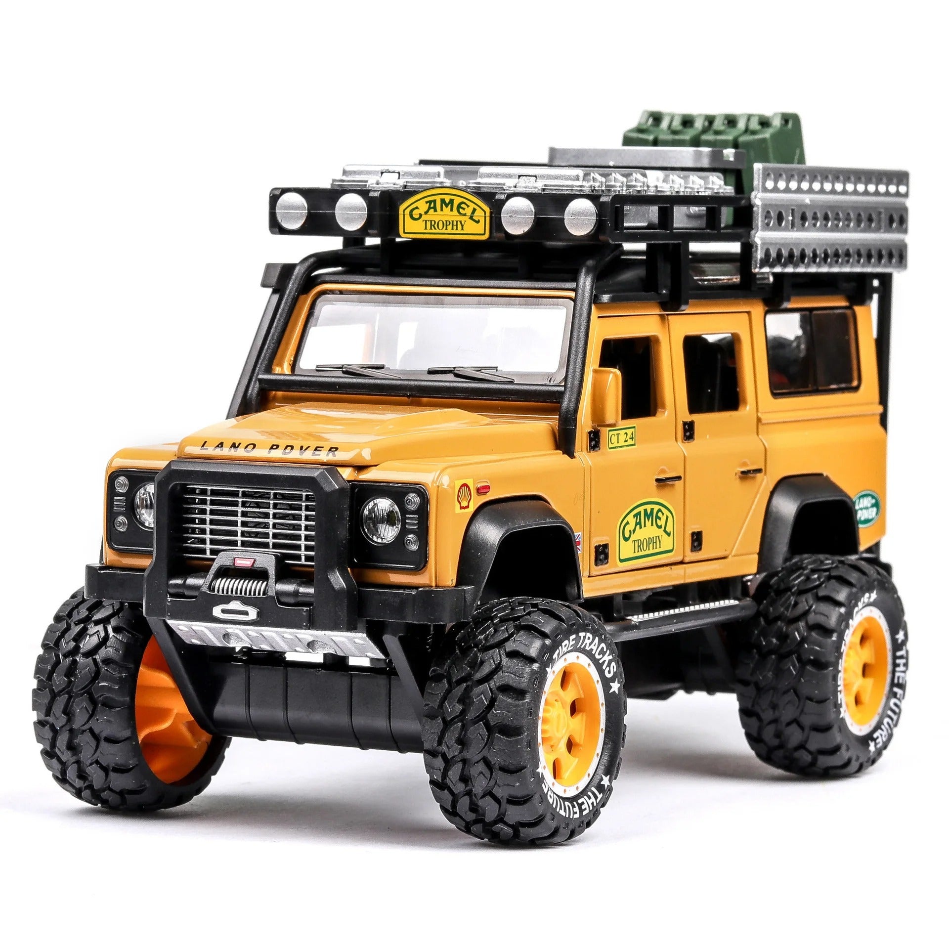 1:28 Land Rover Defender Diecast Model Car with Sound & Lights image 6