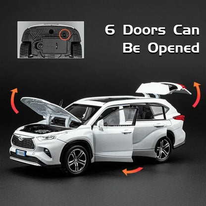 1:32 2023 Highlander SUV Diecast Model Car