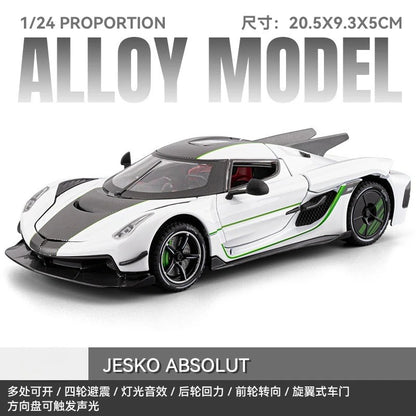 1:24 Koenigsegg Jesko Absolut Diecast Model Car image 6