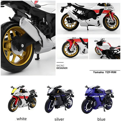 1/12 Scale Yamaha YZF-R1M Die-cast Motorcycle Model