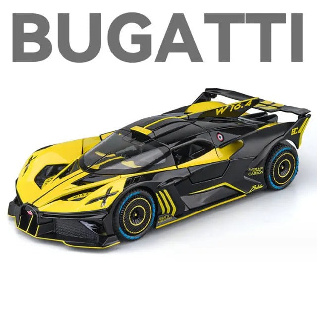 1:24 Bugatti Bolide Diecast Model Car with Sound & Lights image 7