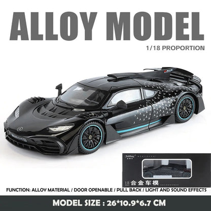 1:18 Mercedes-AMG ONE Diecast Model Car image 7