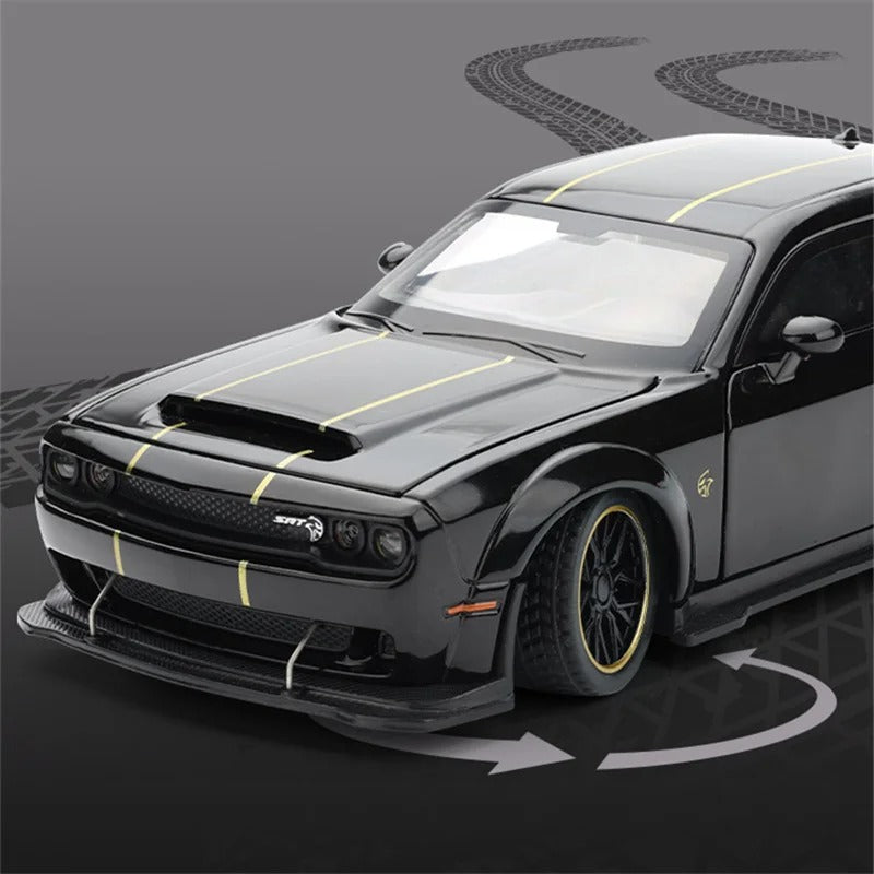 1/32 Dodge Challenger SRT Hellcat Redeye Diecast Car Sound & Light