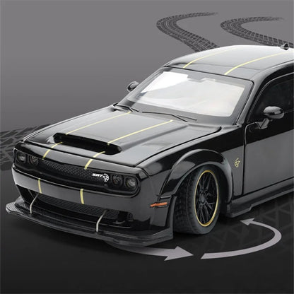 1/32 Dodge Challenger SRT Hellcat Redeye Diecast Car Sound & Light