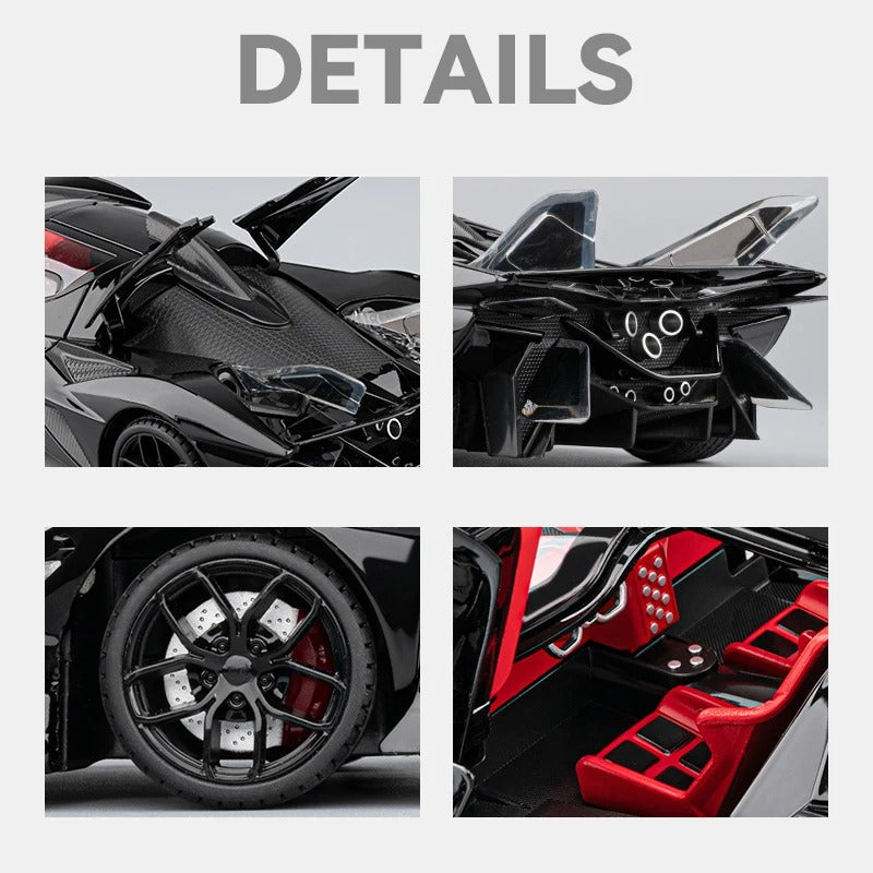 1:18 Apollo Project EVO Diecast Supercar Model – Premium Alloy Collectible Display Car