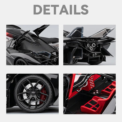1:18 Apollo Project EVO Diecast Supercar Model – Premium Alloy Collectible Display Car