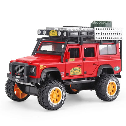 1:28 Land Rover Defender Diecast Model Car with Sound & Lights image 8