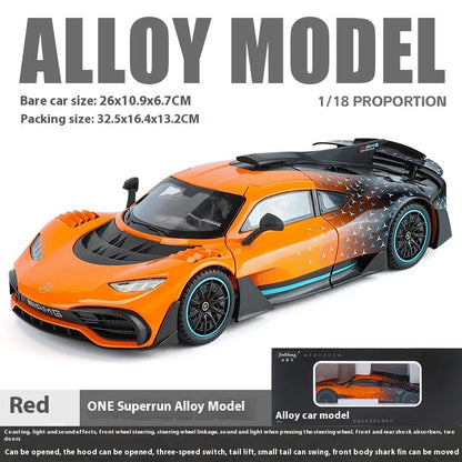 1:18 Mercedes-AMG ONE Diecast Model Car with Sound & Light