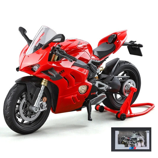 1/9 Ducati Panigale V4S Alloy Diecast Motorcycle Model with Light