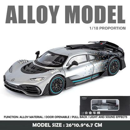 1:18 Mercedes-AMG ONE Diecast Model Car image 8