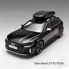1:24 Audi RS6 Avant Alloy Diecast Model Car - Steering, Sound & Light