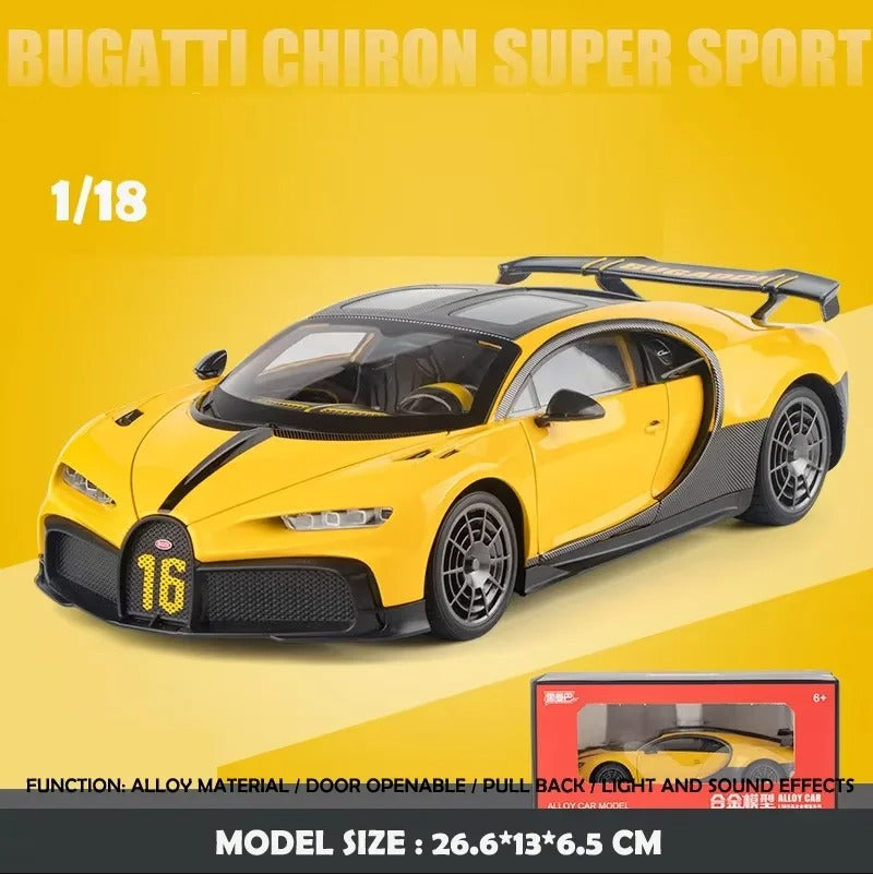 1:18 Bugatti Chiron Diecast Model Car image 9