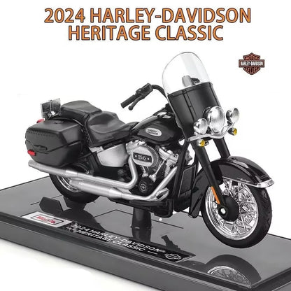 1:18 Harley Davidson 2023 Heritage Classic Diecast Motorcycle Model