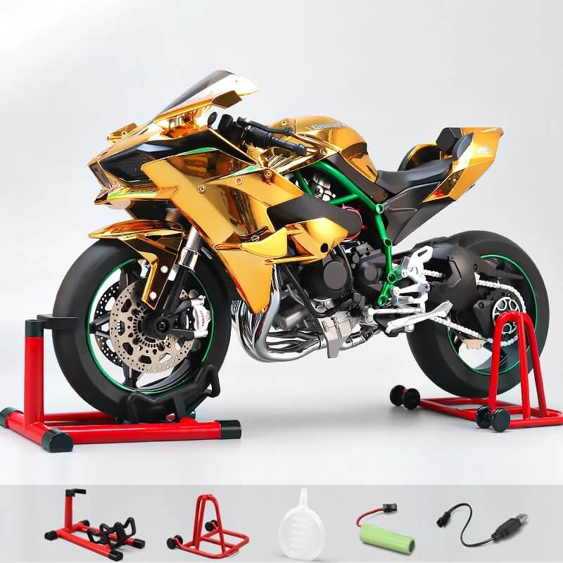 1:6 Kawasaki H2R Ultimate Collector's Edition - Bootable Engine Sound & Mist Spray