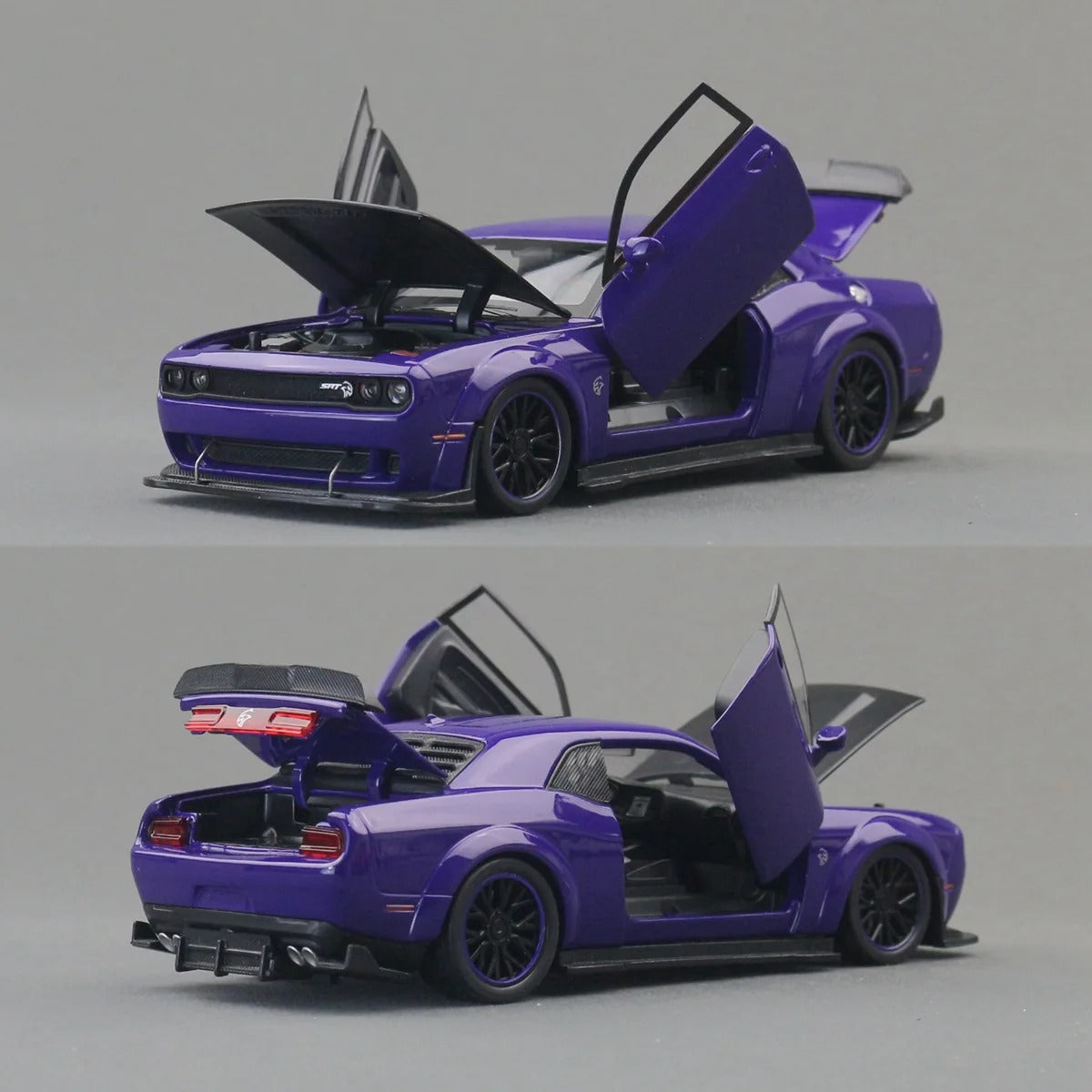 1/32 Dodge Challenger SRT Hellcat Redeye Diecast Car Sound & Light