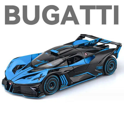 1:24 Bugatti Bolide Diecast Model Car with Sound & Lights image 9