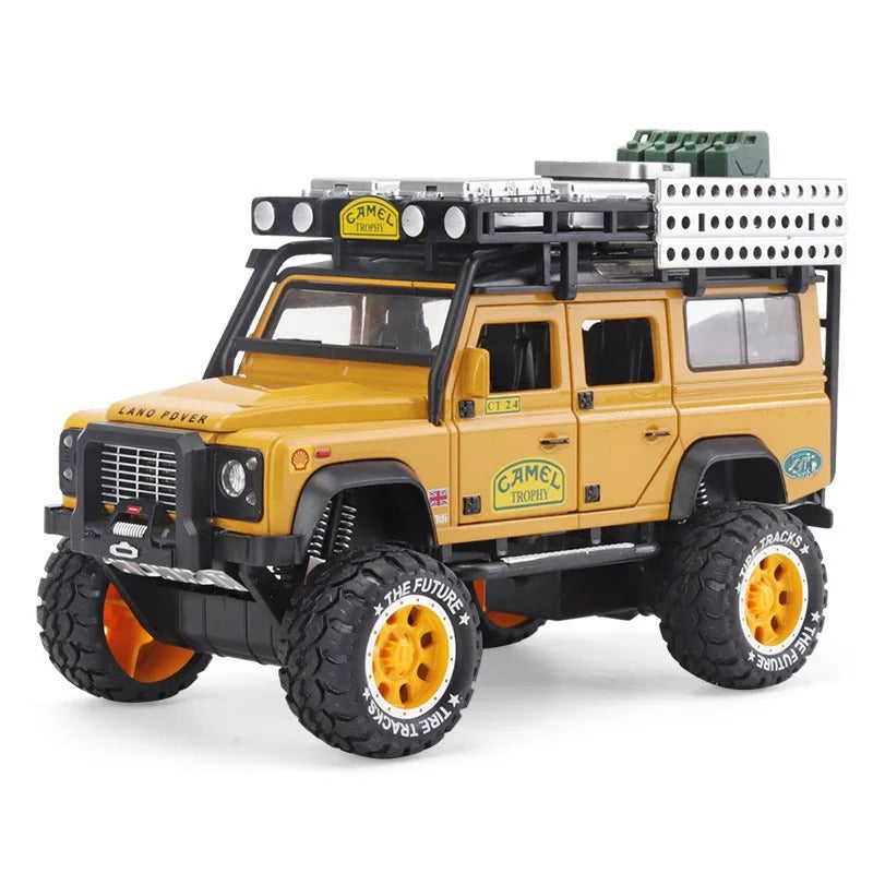 1:28 Land Rover Defender Diecast Model Car with Sound & Lights image 9